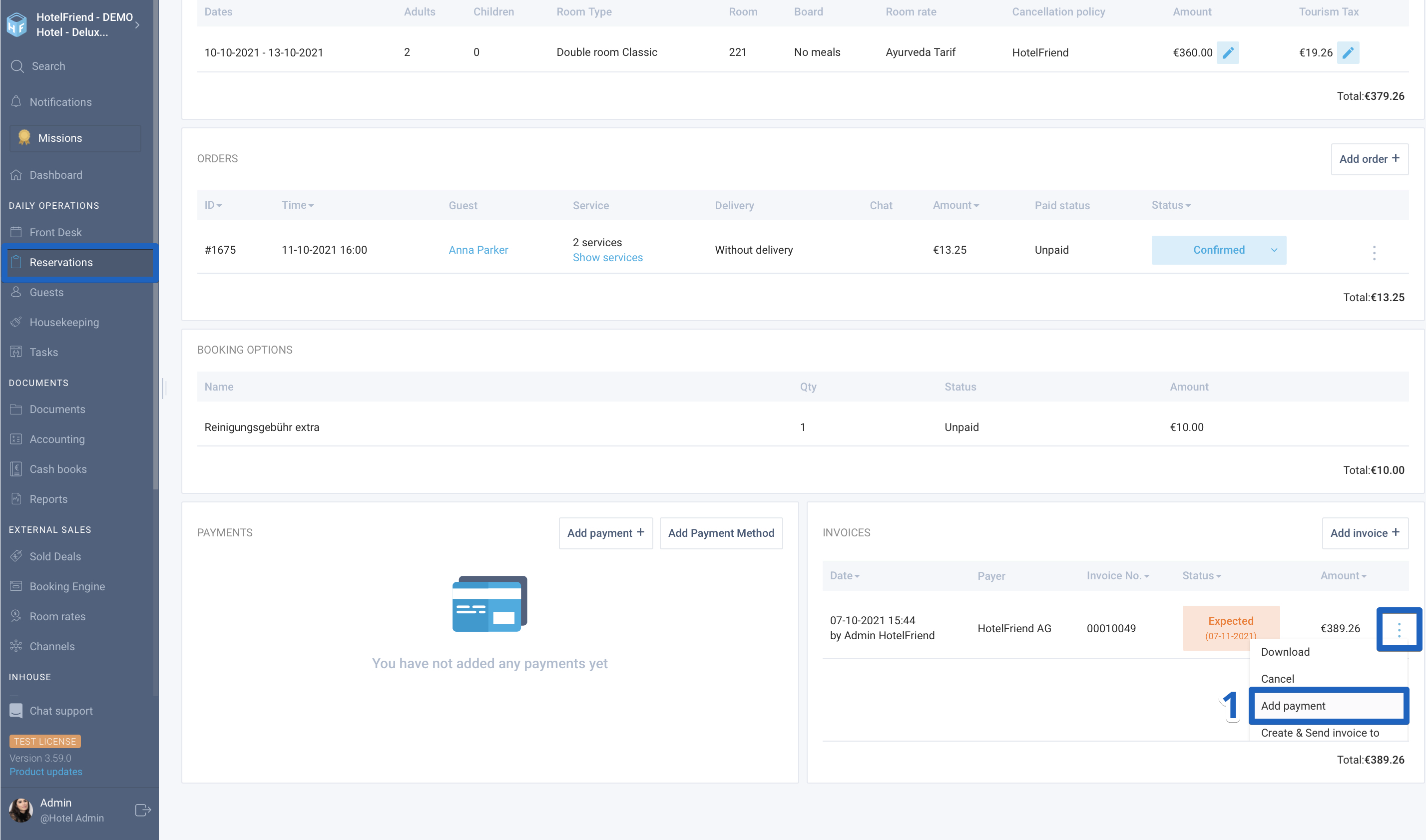 How to Add Company Payment