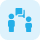 Interactive Q&A session icon