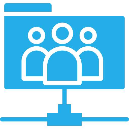 Group-wide guests and company data icon