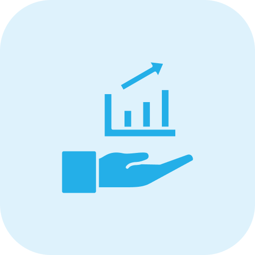 Benefits that help your business grow icon