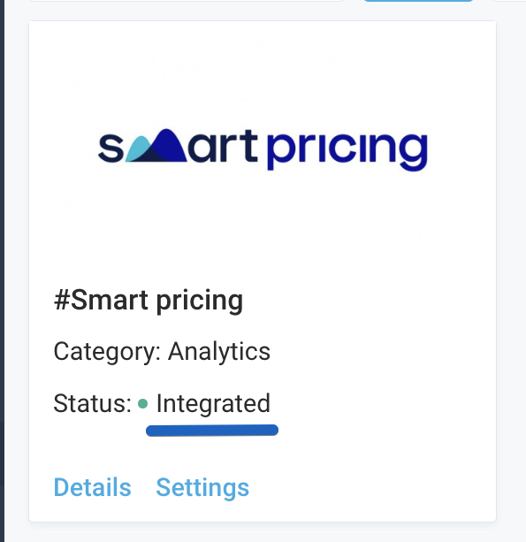 Check if the integration status has changed to Integrated.