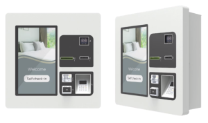 Wall-mounted kiosk with 24” touch display icon