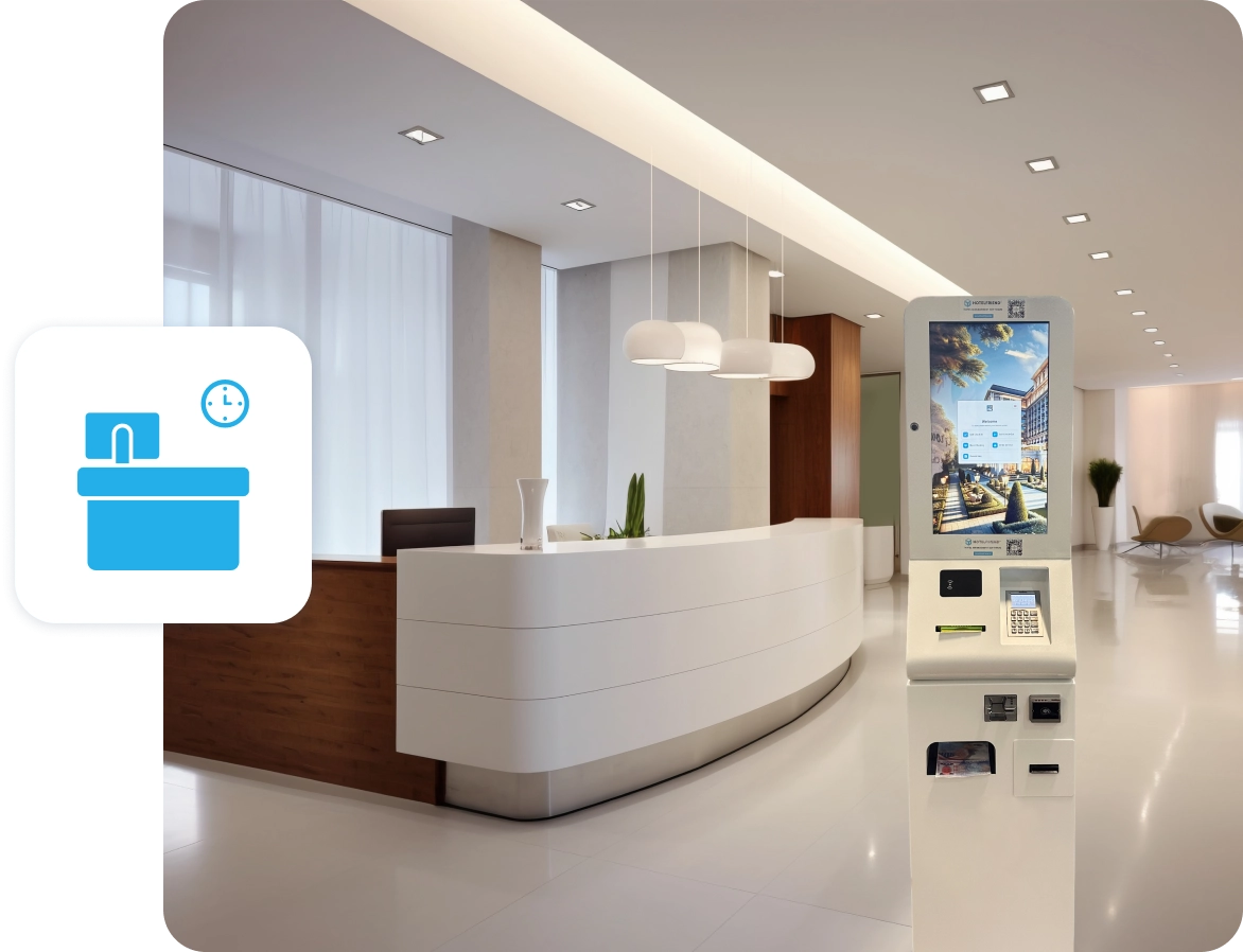 HotelFriend Kiosk – Your virtual reception solution