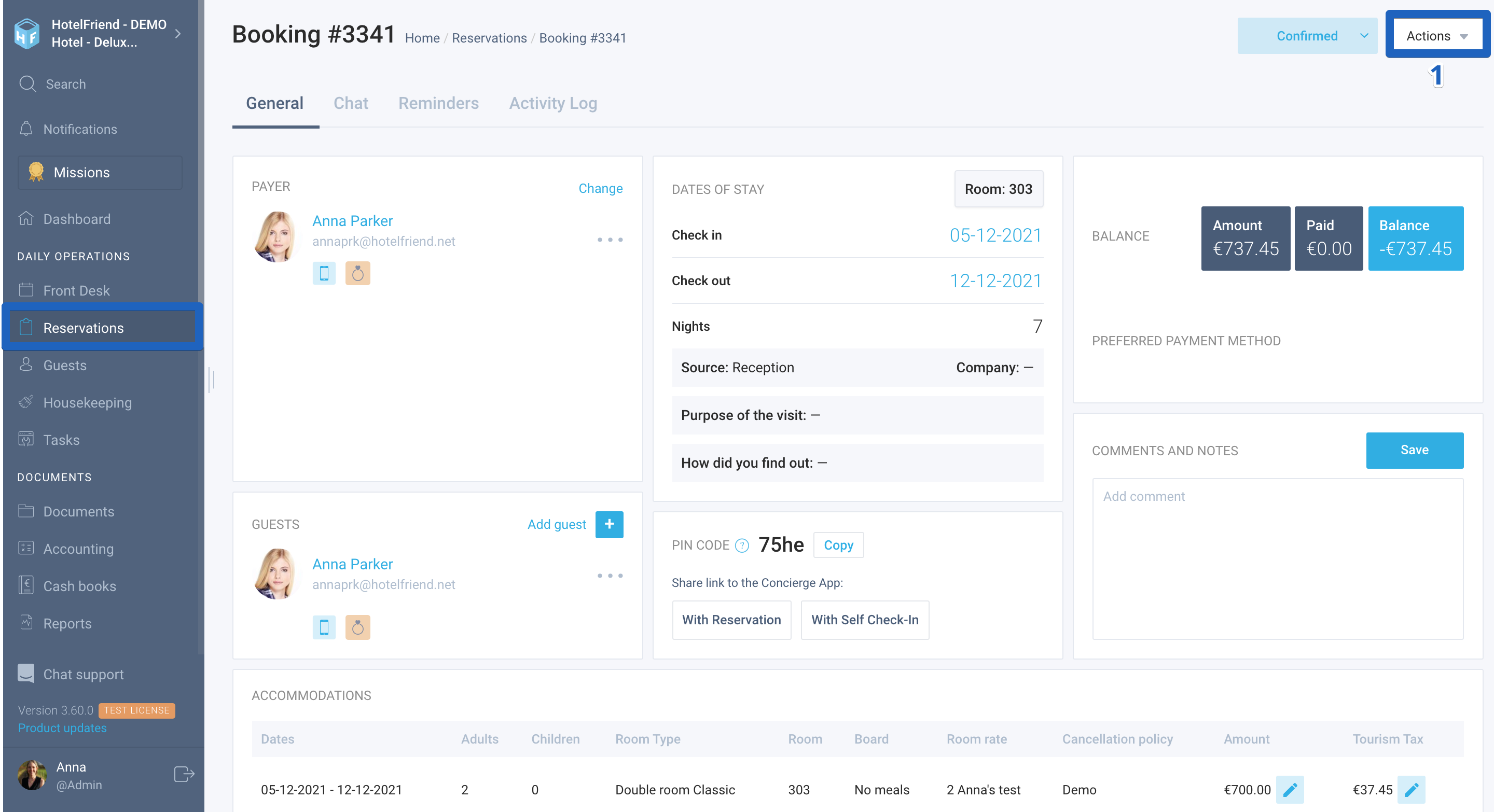 How to add registration form through the booking card