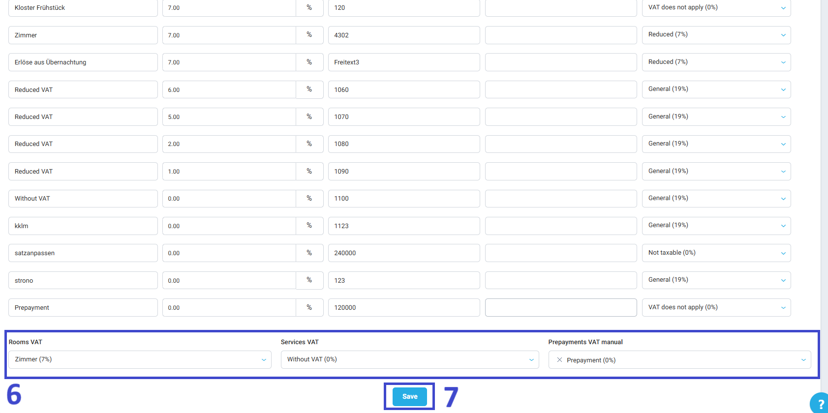 Click Save again to confirm your settings.