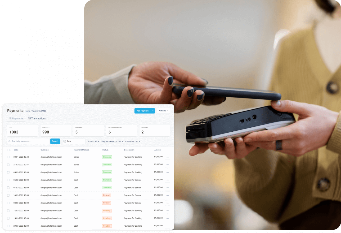 HotelFriend Payments: Process Every Transaction from a Single Location