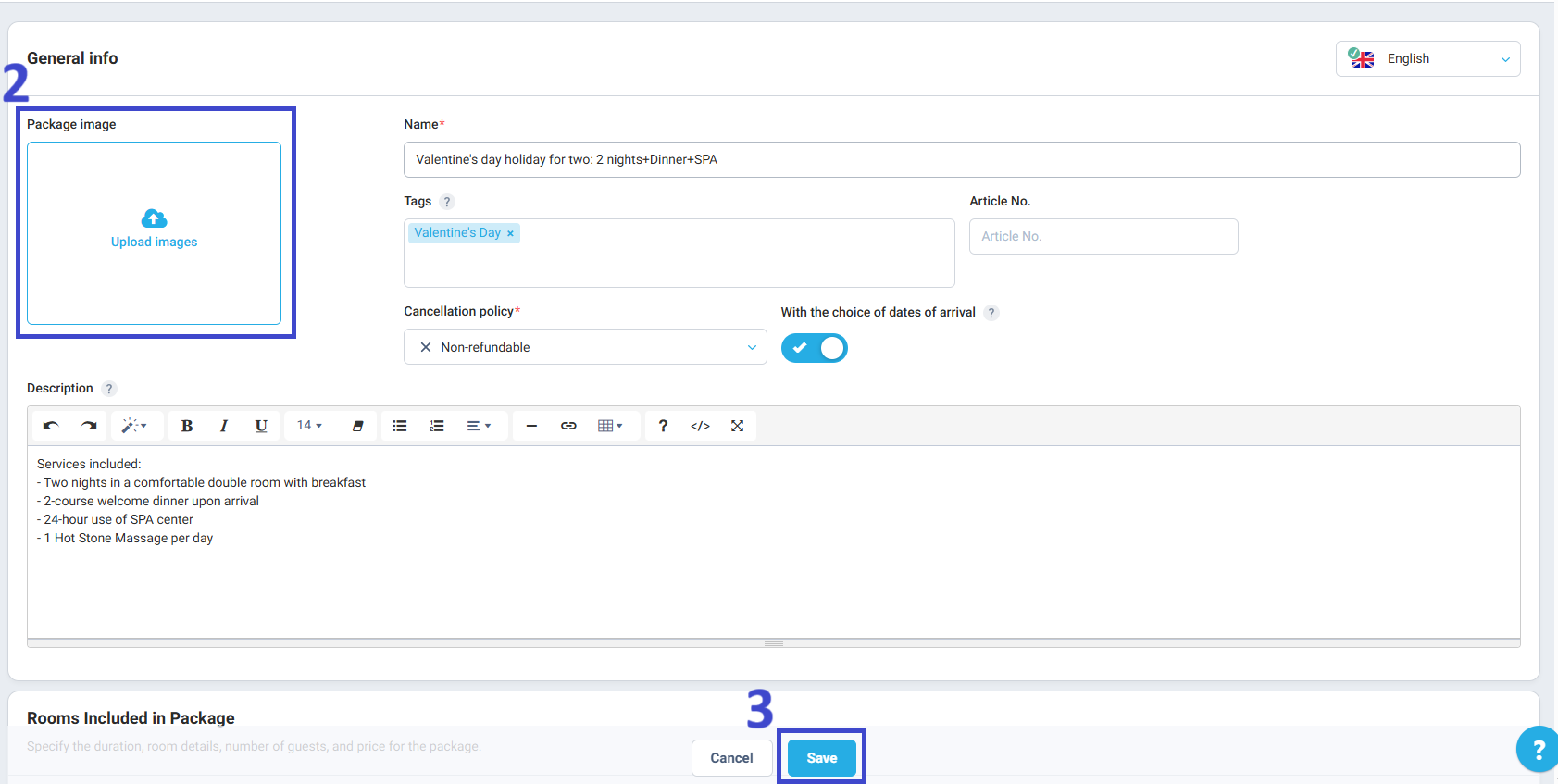 Finalizing the package