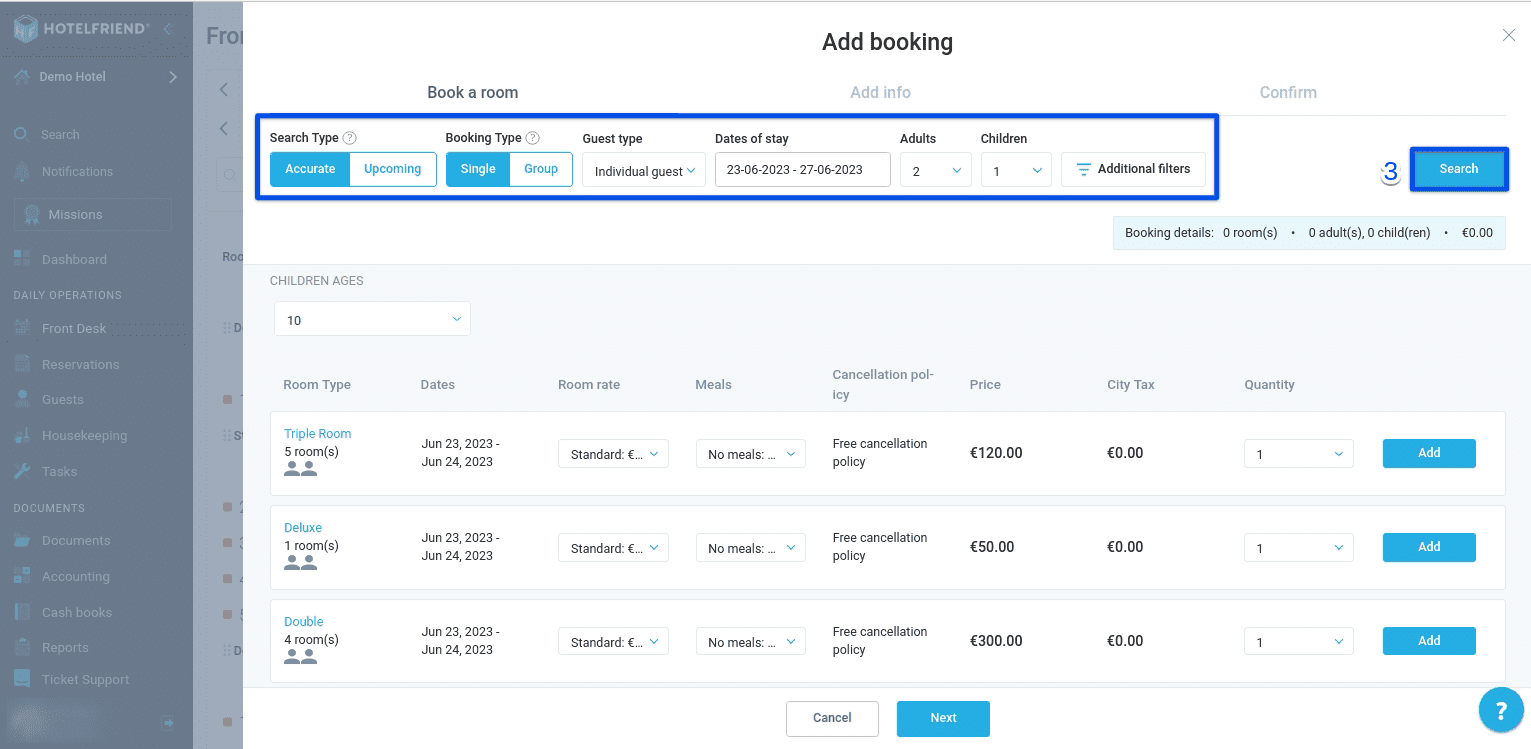 How to create a Booking Offer
