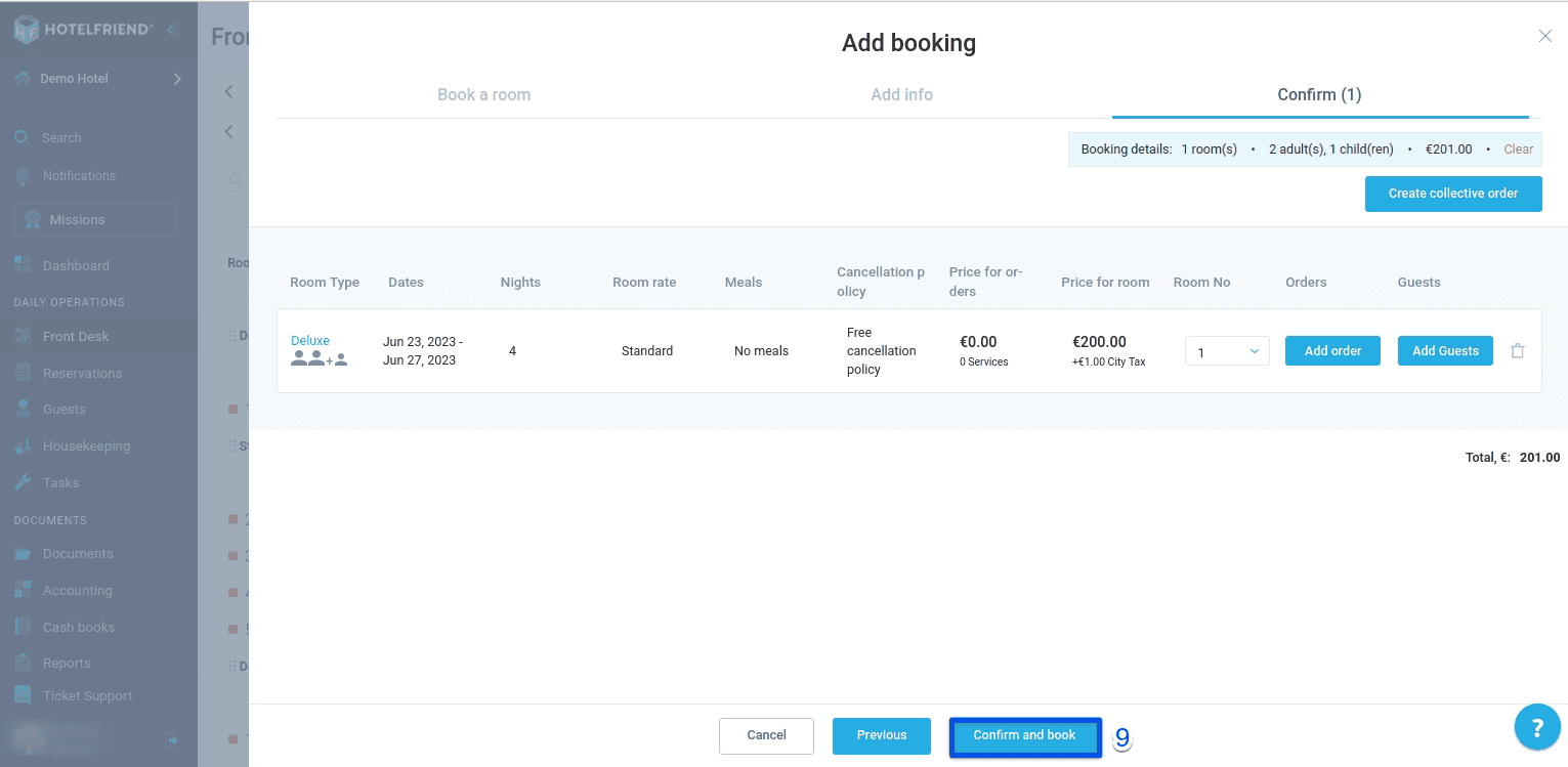 How to create a Booking Offer