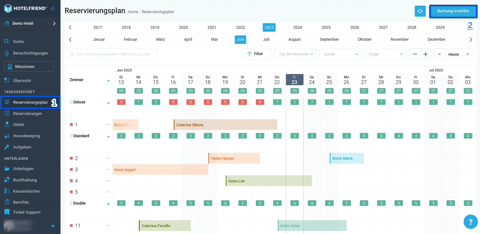 Wie Sie ein Buchungsangebot erstellen können