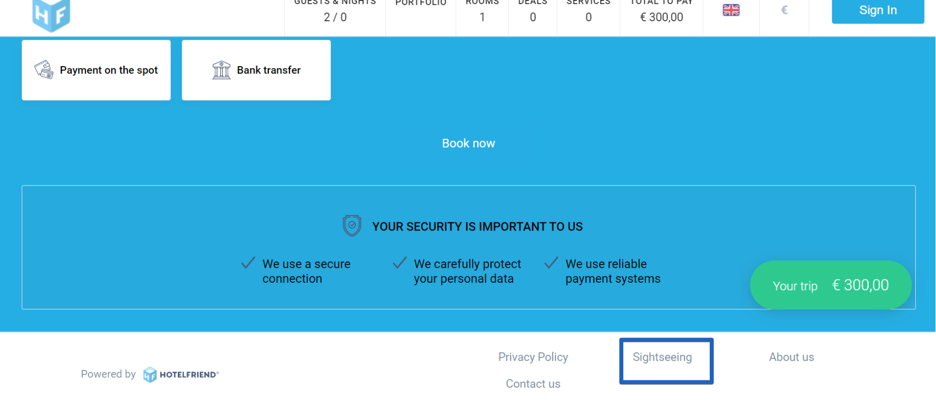 How to create Booking Engine Pages with all your desired information