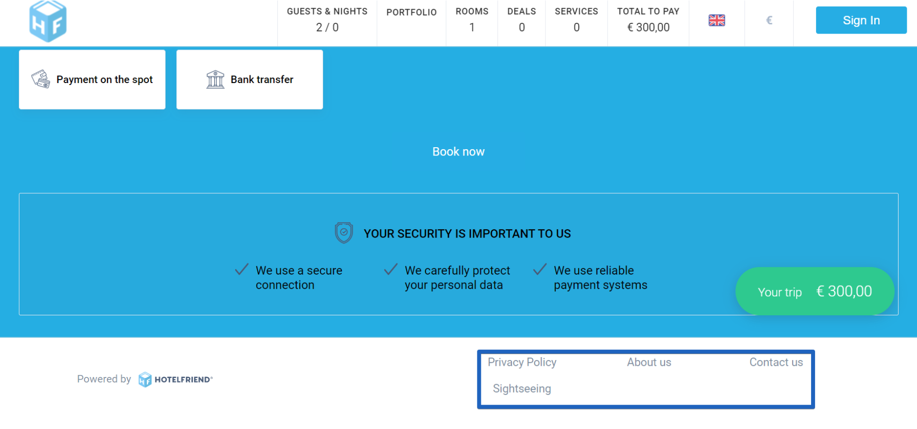 How to create Booking Engine Pages with all your desired information