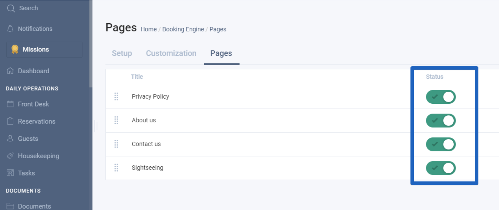How to create Booking Engine Pages with all your desired information