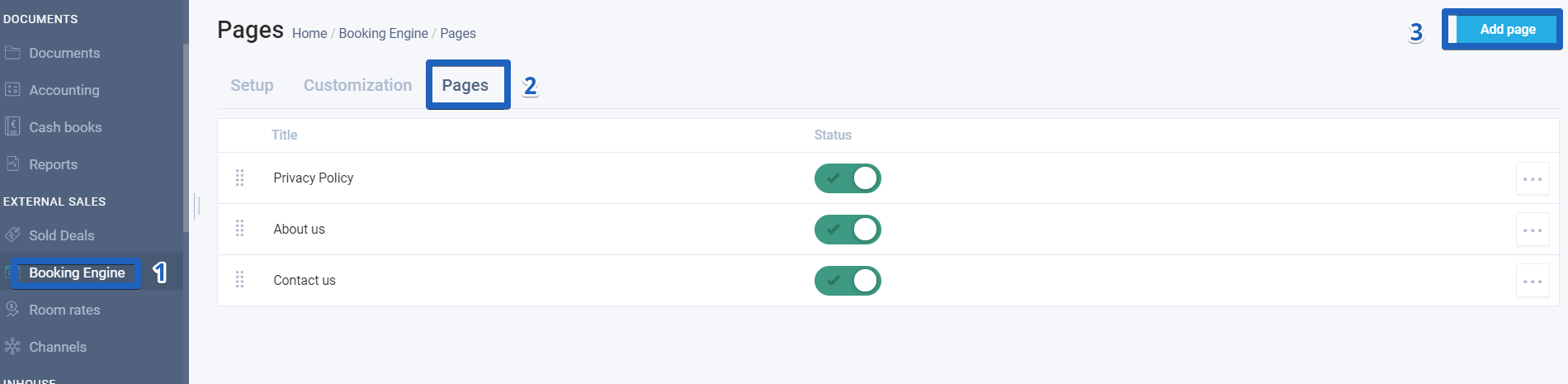 How to create Booking Engine Pages with all your desired information