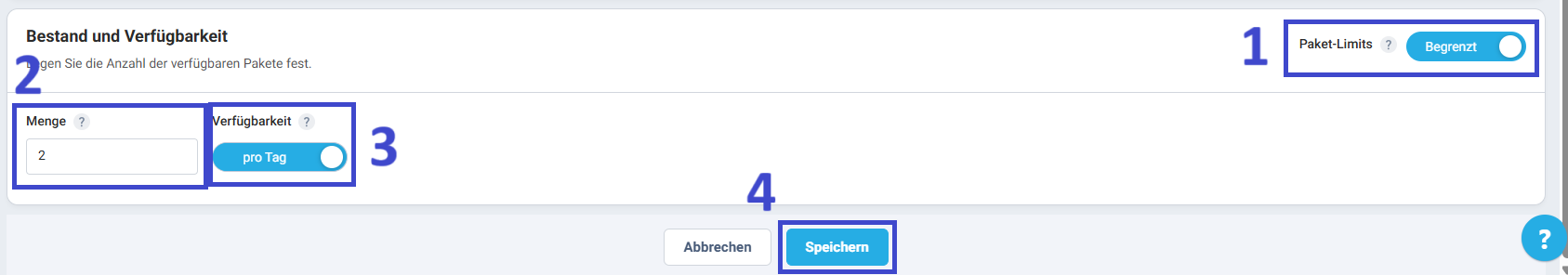 Klicken Sie auf „Speichern“, um Ihre Änderungen zu übernehmen.