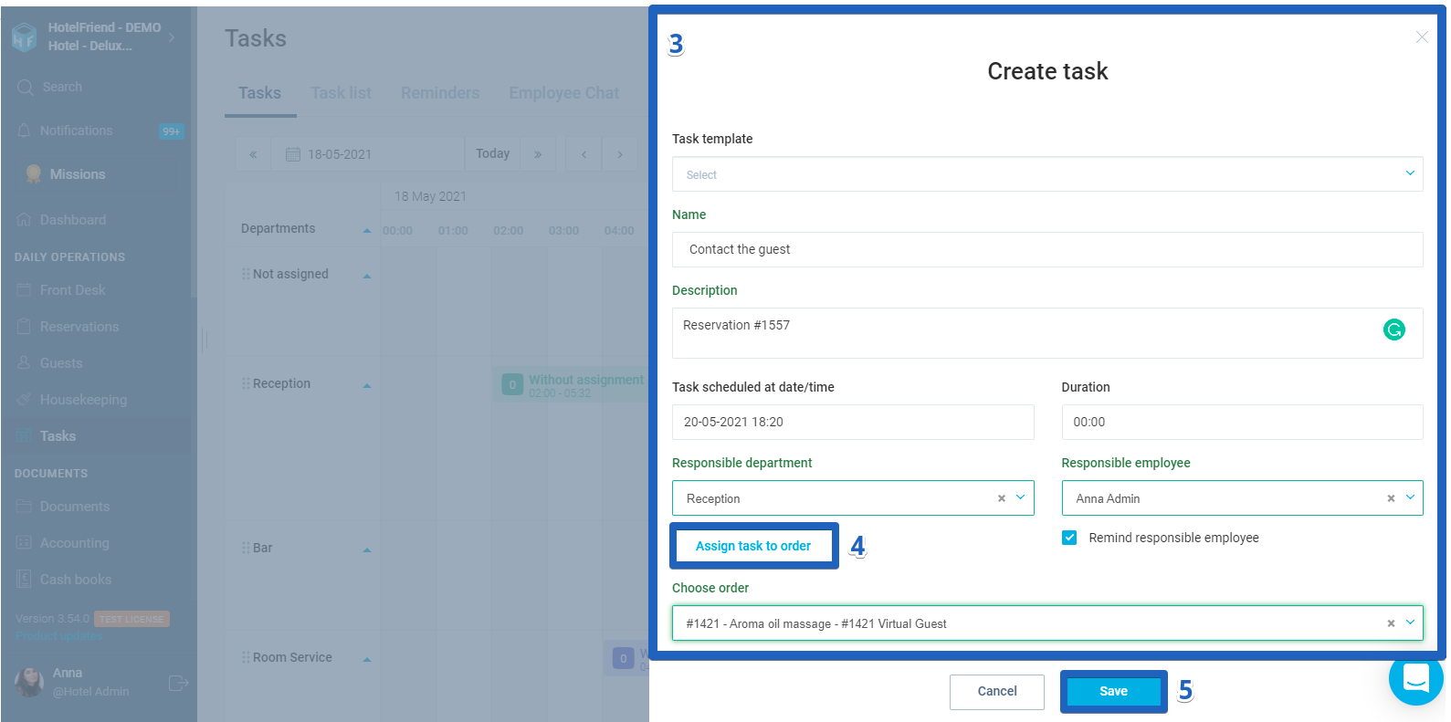 How to create a task