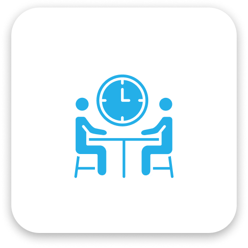 Book a meeting in advance icon