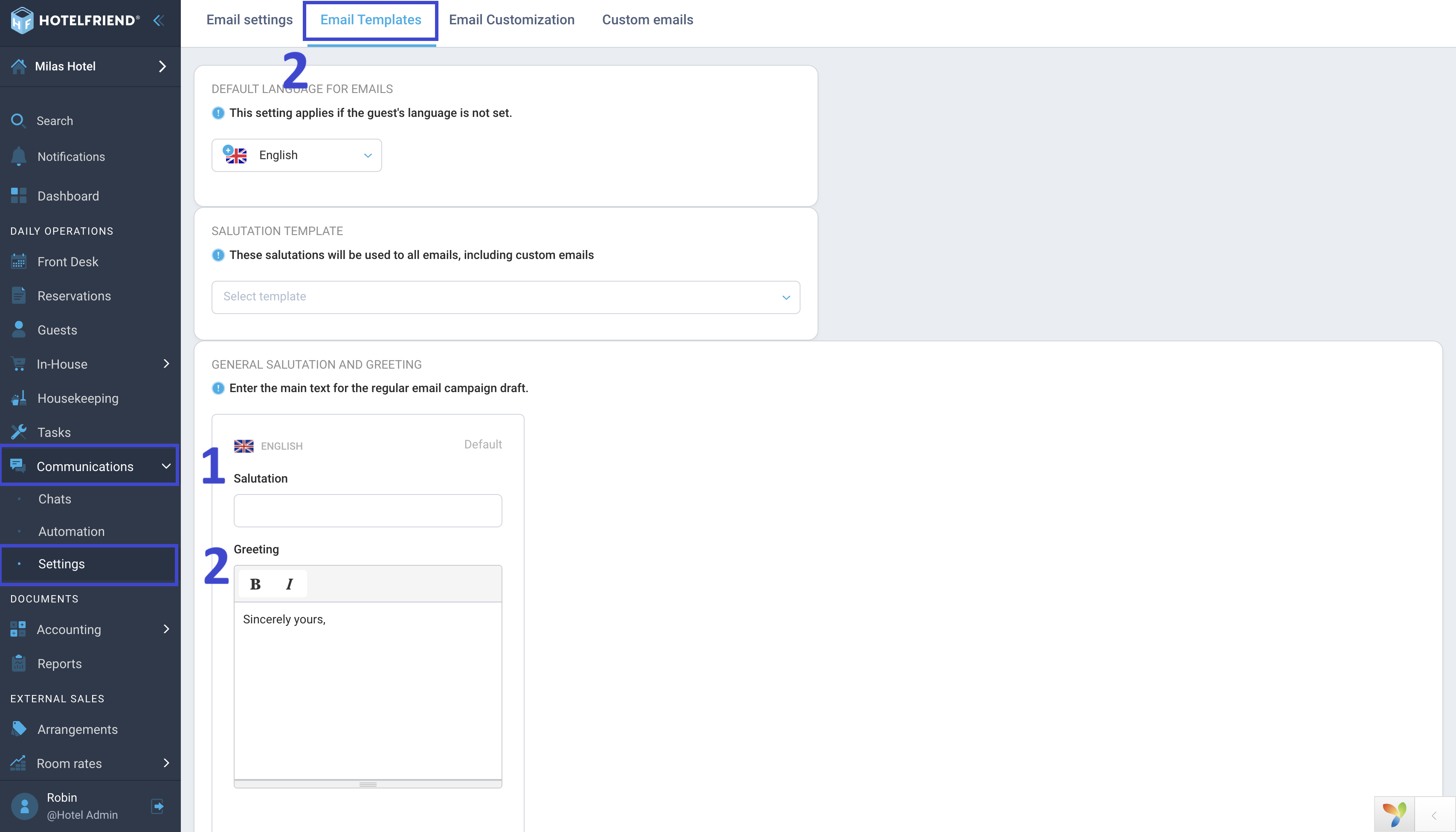 Send door codes automatically in Booking Confirmations