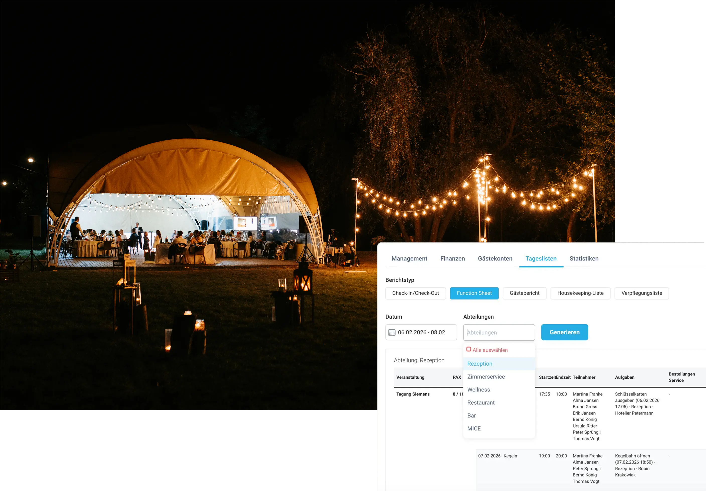 Function Sheets That Keep Every Event on Track