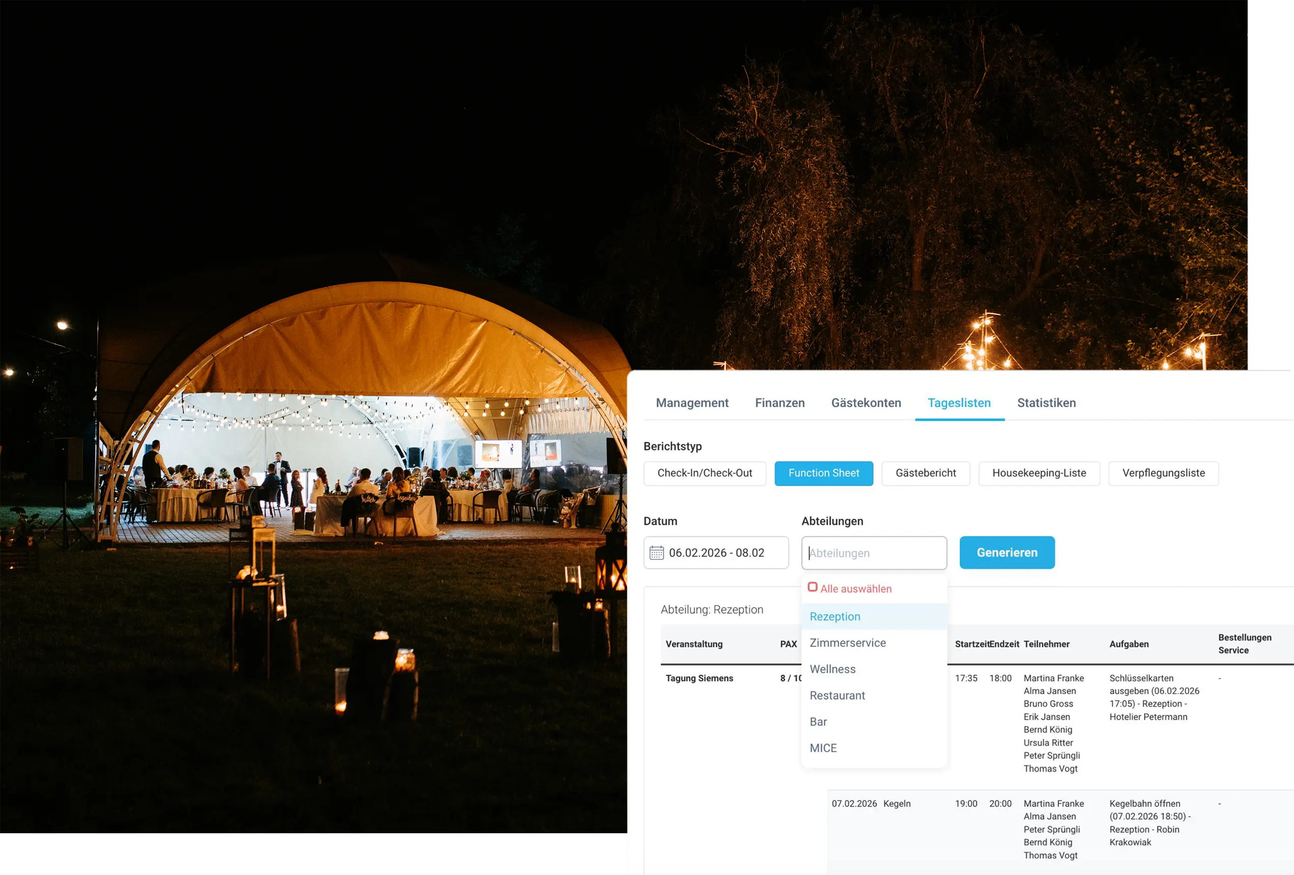 Function Sheets That Keep Every Event on Track
